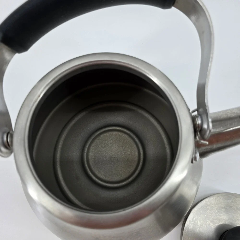 OXO Classic Tea Kettle Stovetop Whistling 18/8 Stainless Steel Silver 1.7QT